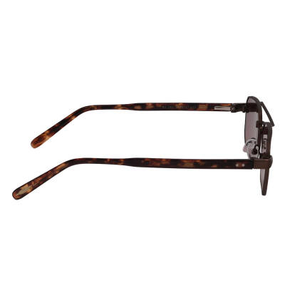 Lucca MS 287 C53 Kahverengi Metal UV400 Güneş Gözlüğü - 4